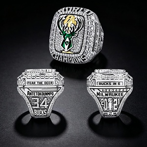 VENTES CHAUDES Bague de championnat personnalisée des Milwaukee Bucks 2021, bague de champion personnalisée pour homme, bague de titre, bijoux de haute qualité - Product Image 2