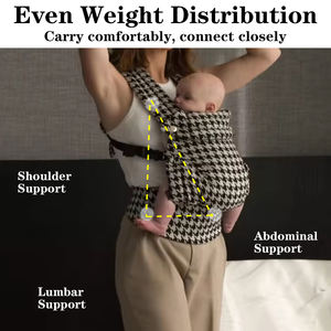 Certificación CPC, portabebés personalizado, bolsa de transporte de bebé de tela personalizada, bolsa de transporte para bebé Jacquard, bolsa de hombro ergonómica - Product Image 5