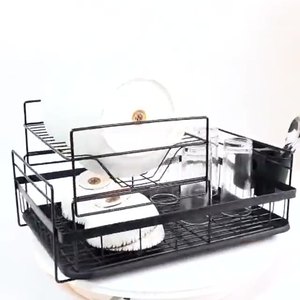 Escurridor de Platos Metálico Moderno de Alta Calidad, Tipo Vertical, <span class=keywords><strong>para</strong></span> Encimera de Cocina, Organizador de Utensilios, Escurridor de Vajilla, Cesta <span class=keywords><strong>para</strong></span> Secar Platos - Product Image 4