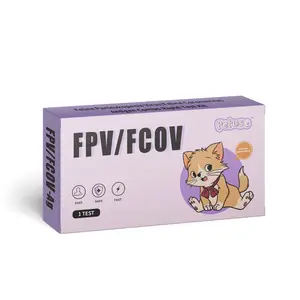 Pet Kit mèo bệnh viện phòng thí nghiệm nhanh chóng chẩn đoán thú y Combo nhanh chóng kiểm tra FPV/fcov Ag Kit kiểm tra