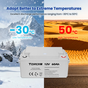 Batería de Gel de 12V 60Ah <span class=keywords><strong>AGM</strong></span>, Batería de Gel de Plomo-Ácido Libre de Mantenimiento para Inversor UPS, Disponible en Nigeria - Product Image 3