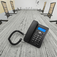 OEM ODM Téléphone analogique avec identification de l'appelant 10-une touche de mémoire tactile Musique en attente et recomposition pour hôtels, bureaux et usage domestique Usine