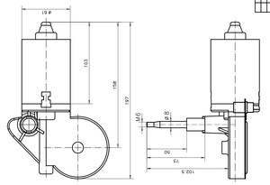 <span class=keywords><strong>Moteur</strong></span> <span class=keywords><strong>d</strong></span>'<span class=keywords><strong>essuie</strong></span>-<span class=keywords><strong>glace</strong></span> de bus lourd 12V 24V DC à engrenages, <span class=keywords><strong>prix</strong></span> usine Chine Leili - Product Image 3