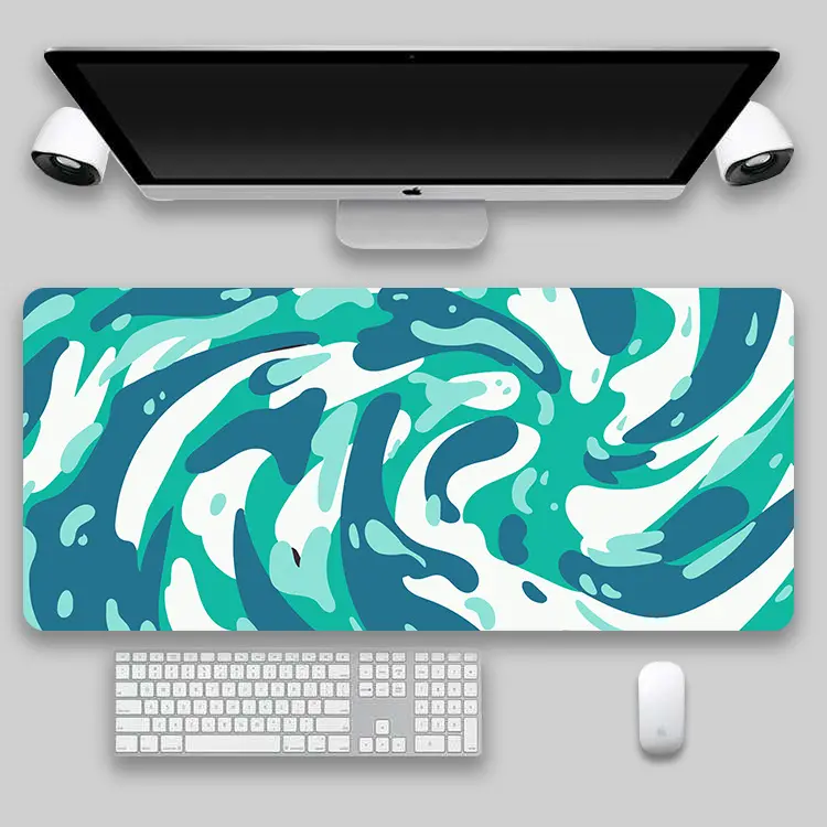 AI-MICH di promozione calda personalizzato Logo Mouse pad sughero tappetino per Mouse con caricatore senza fili antiscivolo Usb Led Rgb Mouse pad