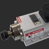 Moteur de broche CNC refroidi par air haute vitesse 2,2 kW 24 000 tr/min de qualité supérieure avec bride de montage
