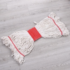 Ticari ağır pamuk paspas kafası yedekler döngü End islak endüstriyel temizlik dize paspas değiştirme için otel endüstriyel - Product Image 4