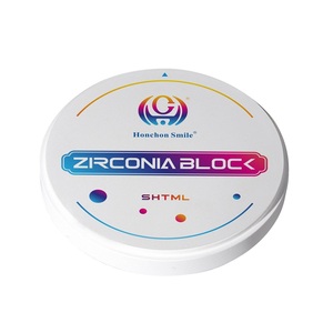SHT-ML 98x16mm materiale per protesi Ultra traslucido bianco zirconi materiali di consumo dentale fresatrice a disco - Product Image 4