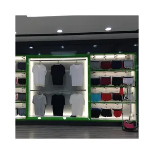 Kustom Komersial Pakaian Furniture Tampilan dan Pakaian Dalam Toko Desain untuk Pria Kaus Kaki Pakaian Dalam