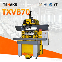 Machine à alésage de soupapes de haute précision TENAKS TXVB70, semi-automatique, pour la réparation de culasses de moteur verticales et le montage de roulements d'engrenages