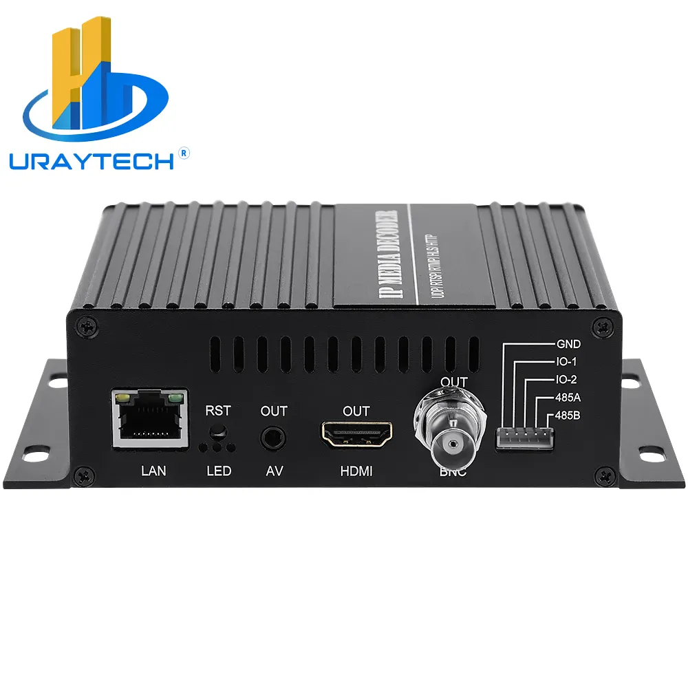 H.265 H.264 4K Video Streaming Decoder IP Camera zu HDMI + CVBS AV Output für Decoding SRT HLS M3U8 UDP RTMP RTSP