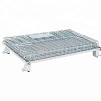 Cage à palettes en treillis métallique en acier au carbone pour l'affichage des produits sur le marché de la quincaillerie et le stockage classé de pièces de quincaillerie en vrac
