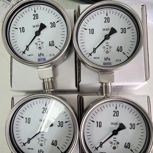 Manometro a Diaframma Interamente in Acciaio Inossidabile 0-60 Kpa per Modello Wika 632.50.100 633.50.100, Misuratore per Processi Industriali - Product Image 3