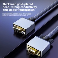 Câble d'extension VGA mâle-femelle pour projecteurs, ordinateurs, téléviseurs, câble vidéo haute définition, conducteur en cuivre nu, différentes longueurs