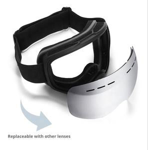 OEM大型球形滑雪护目镜双防雾定制滑雪板护目镜雪车护目镜滑雪眼镜 - Product Image 2