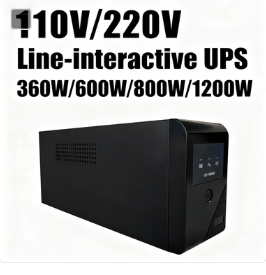 แบตเตอรี่สำรองแบบพกพาที่เชื่อถือได้ ระบบสำรองไฟฟ้าแบบต่อเนื่อง 1KVA 600W 220V 110V UPS สำหรับคอมพิวเตอร์ - Product Image 2