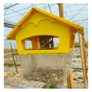Équipement de lutte antiparasitaire, piège à lumière UV, lampe insecticide solaire miniature en agriculture pour les insectes - Product Image 1