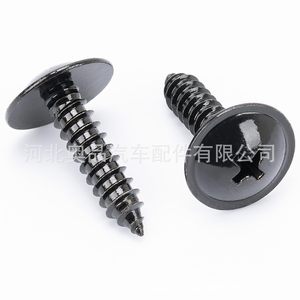 M5x19 Round Head Self Tapping Screw Phillips Drive Metal <b>Fastener</b> For Fender Mudguard Bumper - Product Image 1