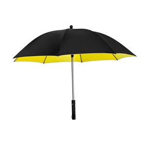Parapluie populaire à long manche avec ventilateur intégré, alimenté par batterie externe USB, doté d'un ventilateur de refroidissement et d'une protection solaire, disponible pour personnalisation - Product Image 6