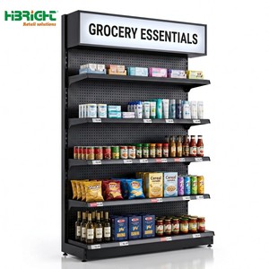 Étagère de supermarché en métal sur mesure, 20 ans d'expérience, présentoir pour <span class=keywords><strong>magasin</strong></span> de discount - Product Image 4