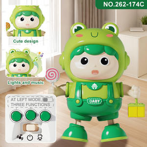 Jouet robot chantant et dansant en plastique personnalisé en forme de grenouille électrique lumineux pour les enfants, cadeau d'anniversaire de Noël - Product Image 5