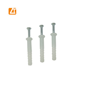 Cheville <span class=keywords><strong>à</strong></span> expansion en acier au carbone avec vis en fibre <span class=keywords><strong>de</strong></span> bois et ancrage en plastique PE pour fixation murale sur béton et briques – Approvisionnement direct usine - Product Image 4