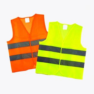 Wholesale Traffic Work Construction Security High Visibility Reflective Safety Mesh Vest with Logo - Product Image 1