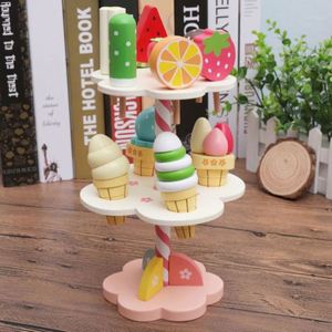 Juguetes de Helado de Madera para Niños de 2, 3, 4 y 5 Años, Regalos de Navidad y Cumpleaños, Juego de Imitación - Product Image 1