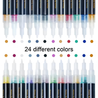 Stylos marqueurs à peinture acrylique de qualité supérieure pour les travaux manuels, fournitures artistiques pour le marquage et la peinture sur bois, toile, pierre, roche, céramique