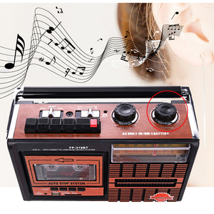 Reproductor de Casetes Portátil Retro Multifunción con Radio FM AM SW para Uso en Casa y Auto, Ranura para Tarjeta USB TF, Material Plástico - Product Image 5