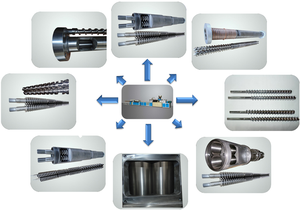 Bimetallic Nitrided <strong>Conical</strong> <strong>Twin</strong> <strong>Screws</strong> for WPC <strong>PVC</strong> PE Industry/ Extruder <strong>Screws</strong> and Barrels - Product Image 4
