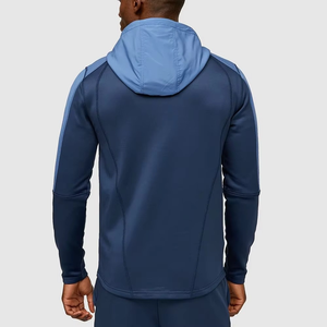 Ensemble de survêtement streetwear élégant pour hommes, en molleton respirant, coupe oversize, deux pièces, vente en gros - Product Image 3