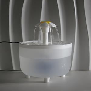 <span class=keywords><strong>Bebedero</strong></span> Inteligente para <span class=keywords><strong>Gatos</strong></span> con Diseño Floral, Flujo Circulante y Filtrado con Bomba Automática, Enchufable para Agua Fresca - Product Image 3