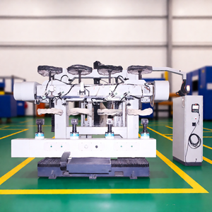 เครื่องขัด CNC อัตโนมัติเต็มรูปแบบสำหรับอุตสาหกรรม ทำจากสแตนเลสและอะลูมิเนียม พร้อมมอเตอร์แกนกลาง กล่องเกียร์ เครื่องยนต์ ชุดเกียร์ แบริ่ง และหุ่นยนต์ขัด - Product Image 1