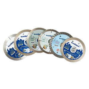 ใบเลื่อย<span class=keywords><strong>เพชร</strong></span>อุตสาหกรรมเวลดอน ขนาด 4 นิ้ว สำหรับตัดหินและกระเบื้อง ใบเลื่อยวงเดือนแบบเชื่อมประสาน OEM Turbo Cutter - Product Image 4