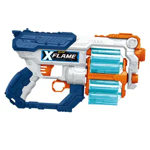 Kinderschietspel Plastic Speelgoedgeweren Voor Jongens Veiligheidshandleiding Soft Bullet Gun Met 12 Ronde Zachte Kogels