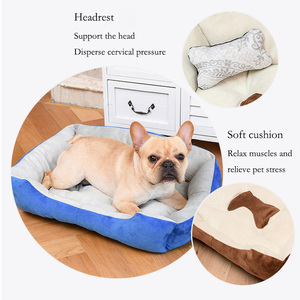 Lit pour animaux de compagnie de luxe, personnalisé, lavable, résistant aux morsures, écologique, pour chiens et chats - Product Image 4