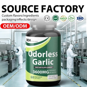 OEM น้ำมันกระเทียมสกัดเย็น 100% จากสมุนไพรธรรมชาติ ช่วยเพิ่มความหนาแน่นของกระดูก ไม่มีกลิ่น บรรจุในแคปซูลนิ่ม ช่วยเสริมสร้างภูมิคุ้มกันและสุขภาพหัวใจ - Product Image 1