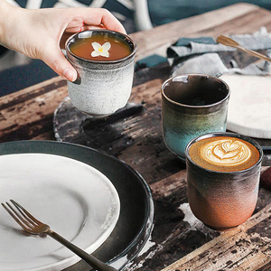 <span class=keywords><strong>Tazza</strong></span> <span class=keywords><strong>da</strong></span> caffè in ceramica moderna stile Vintage giapponese creativa tazze <span class=keywords><strong>da</strong></span> tè personalizzate senza maniglia per gli hotel - Product Image 3