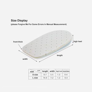 99insole Fabricants de coussinets de talon personnalisés, coussinets antidérapants en éponge, coussinets de talon, inserts de semelles, coussinets de gel <span class=keywords><strong>pour</strong></span> talon - Product Image 2