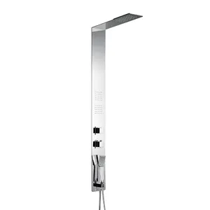 Kualitas Tinggi Suhu Shower Panel Stainless LED Keran dan dengan Harga Murah