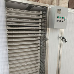 Machine de séchage et d'hydratation à air chaud avec écran tactile et contrôle numérique PLC pour poisson, viande, bananes, bonbons, fruits de mer, café et aliments - Product Image 4