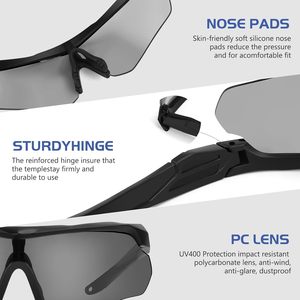 <span class=keywords><strong>Lunettes</strong></span> de soleil de <span class=keywords><strong>sport</strong></span> pour le cyclisme, <span class=keywords><strong>lunettes</strong></span> de moto polarisées, <span class=keywords><strong>lunettes</strong></span> de <span class=keywords><strong>sport</strong></span> de plein air, <span class=keywords><strong>lunettes</strong></span> de pêche, <span class=keywords><strong>lunettes</strong></span> de vélo de montagne, protection UV400 en PC - Product Image 3