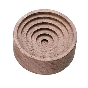 Diffuseur d'huiles essentielles en bois Diffuseur d'aromathérapie en bois Petit diffuseur d'huile rond pour bureau à domicile Voiture Salles de yoga Centres SPA - Product Image 5