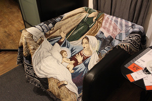 Decoración creativa para el hogar, diseño Vintage <span class=keywords><strong>de</strong></span> Jesús, tapiz <span class=keywords><strong>de</strong></span> algodón tejido, funda <span class=keywords><strong>de</strong></span> sofá y patrón impreso cristianismo - Product Image 3
