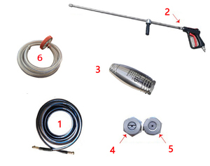 Nouvelle machine de nettoyage haute pression 22HP 16LPM 500 bars à moteur essence pour eau froide, usage intensif, pour surfaces, construction, agriculture et résidus - Product Image 6