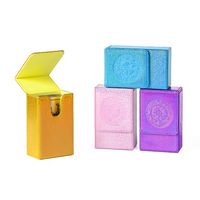 Boîte de rangement portable pour cartes de tarot avec couvercle magnétique, personnalisable en usine, grande taille, pour collectionneurs de cartes