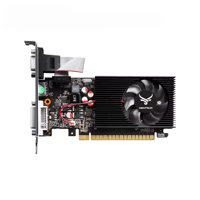 CENTAUR 100% New GT730 2GB DDR3 PCI Express Laptop/Desktop/Workstation Graphics Card Fan GeForce with VGA/DVI Ports
