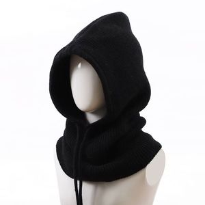 Nouveau <span class=keywords><strong>Cagoule</strong></span> Tricotée <span class=keywords><strong>Tendance</strong></span> pour <span class=keywords><strong>Femme</strong></span> Adulte AL256097 – Bonnet Cache-cou Uni Adorable et Chaud pour l'Hiver et les Fêtes - Product Image 5
