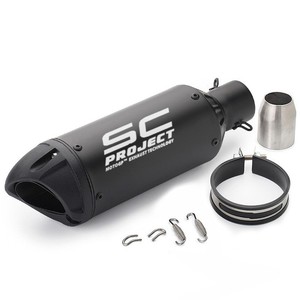 Huanglong 600/300 <span class=keywords><strong>Scorpio</strong></span> xe máy ống xả Thùng mới sửa đổi xe thể thao âm thanh phổ quát thép không gỉ roarin - Product Image 2