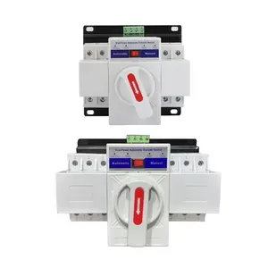 2P 4P MCB Type Controller Auto Changeover Switch 220V /380V 63A -32A Dual Power ATS Switches